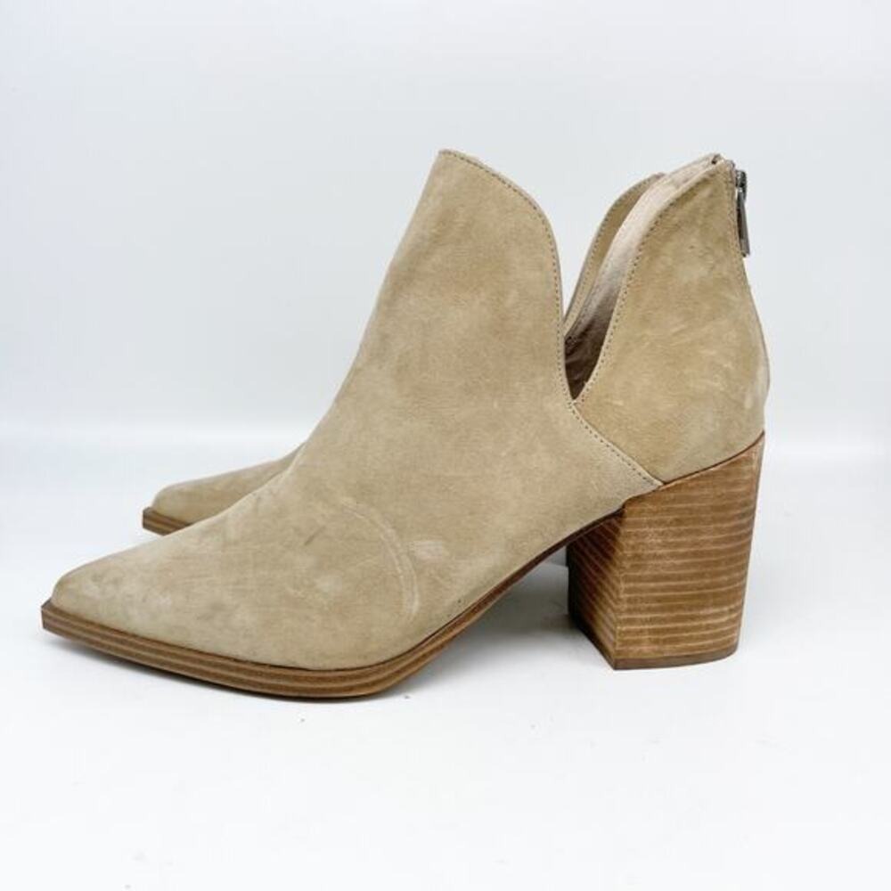 Steve‎ Madden Women's Cedar Leather Ankle Bootie Tan Size 11 M - Picture 2 of 13